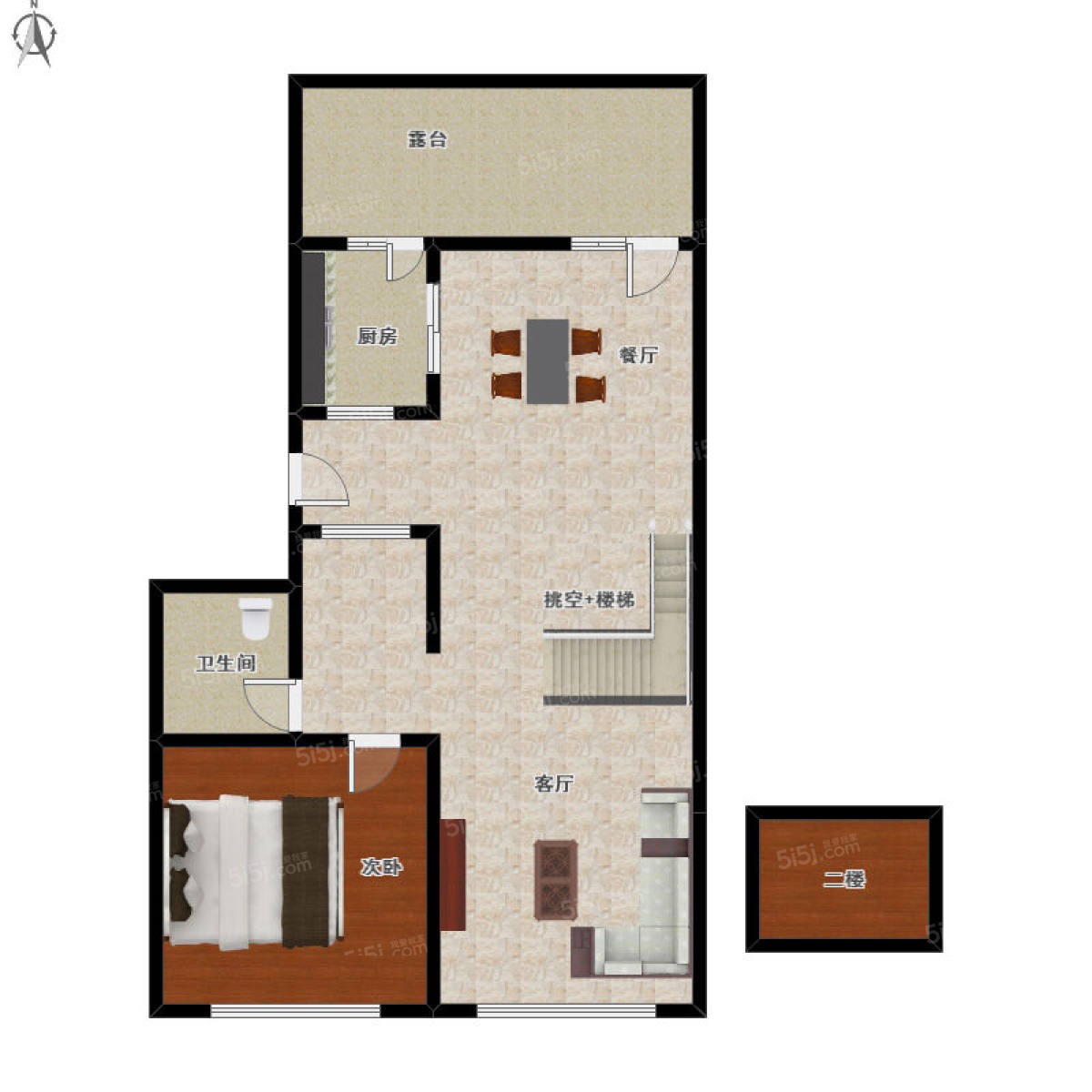 金域东方园4室4厅户型图