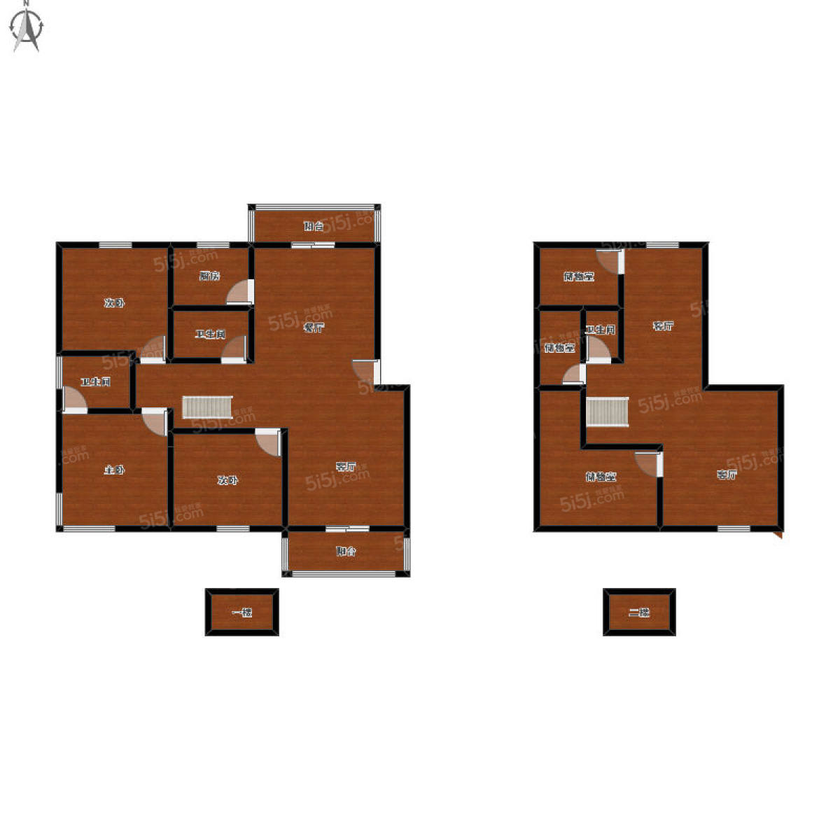 桂花城3室3厅户型图