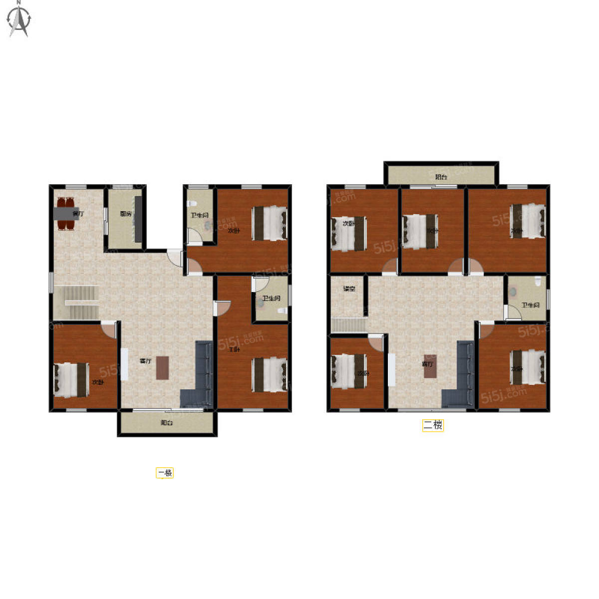 天都城天风苑8室3厅户型图