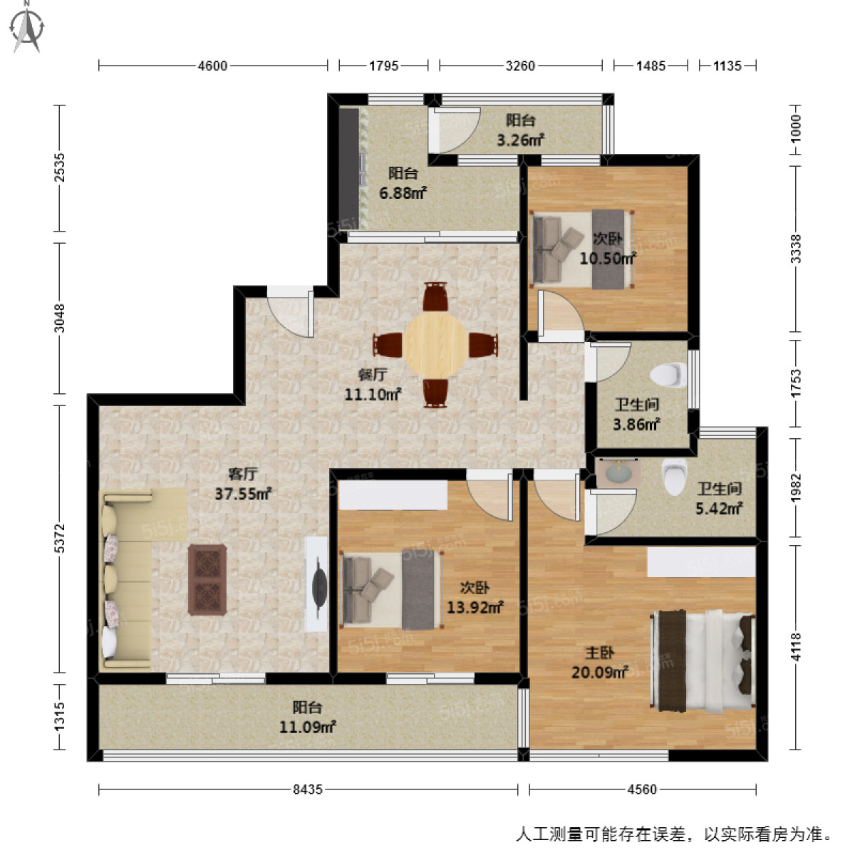 晓庐 三房业主诚售 高楼层 进入口 上学无忧