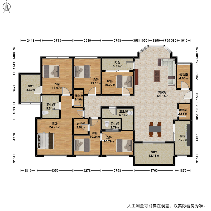 深圳6平米房子户型图图片