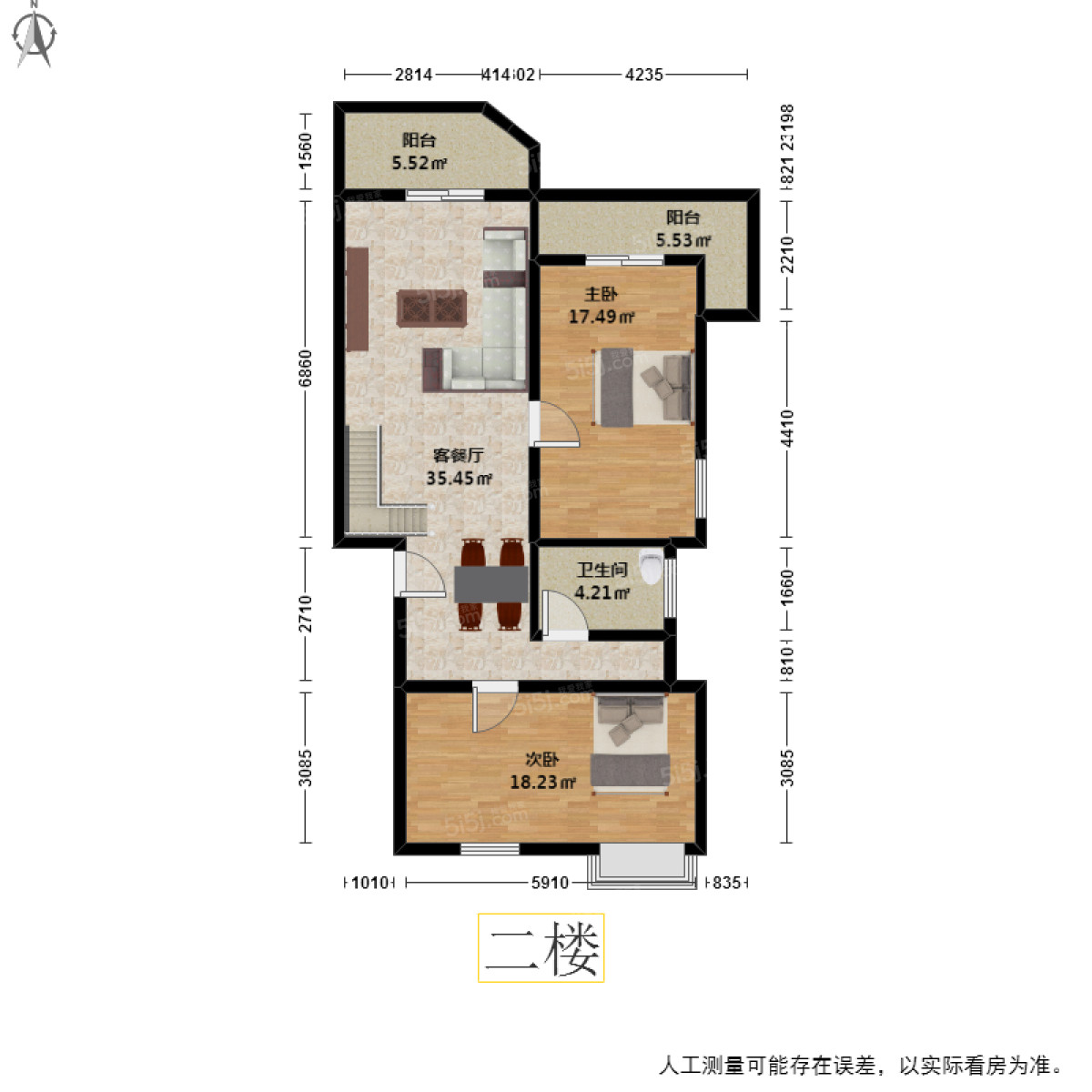 白鹭郡南4室4厅户型图
