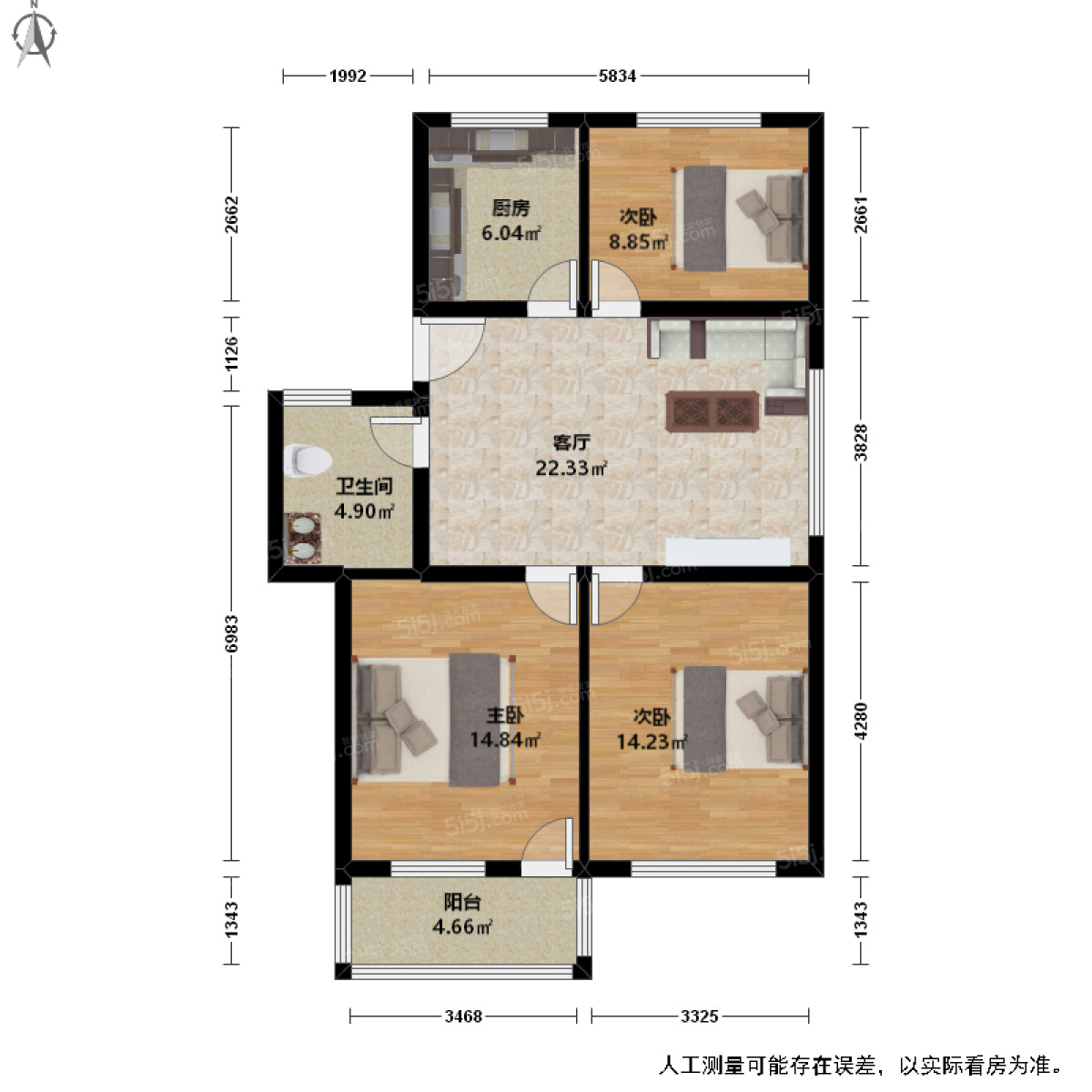 东苑f区户型图,户型图图片,户型图平面图(第3页)_大山谷图库