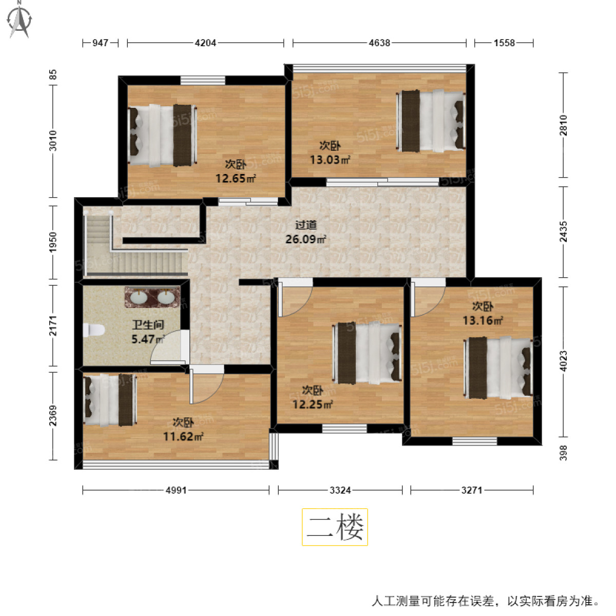 天阳棕榈湾7室2厅户型图