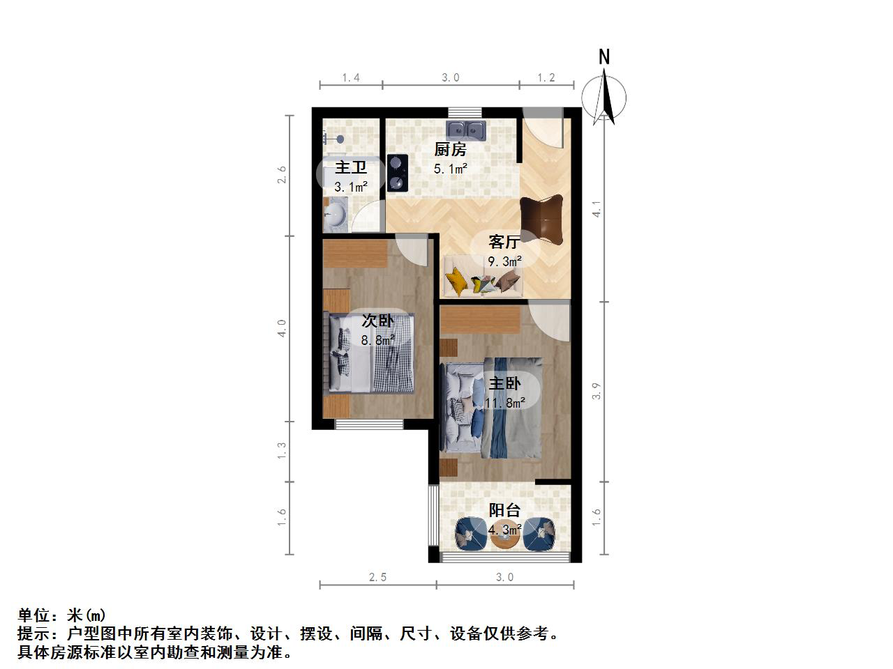 城南家园户型图图片